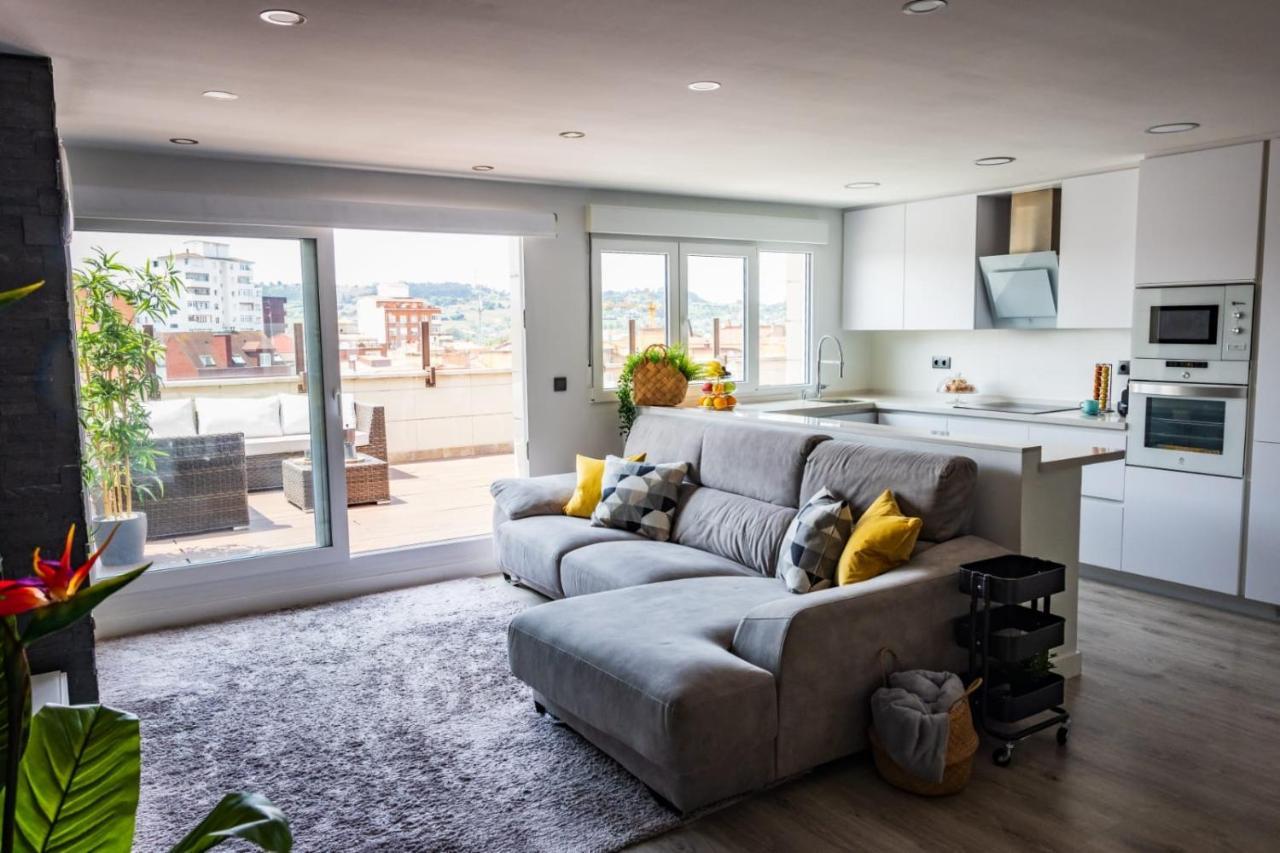 Lujoso Atico Entre 2 Playas Con Garaje, Terraza, Vistas Y Wifi Apartment Gijón